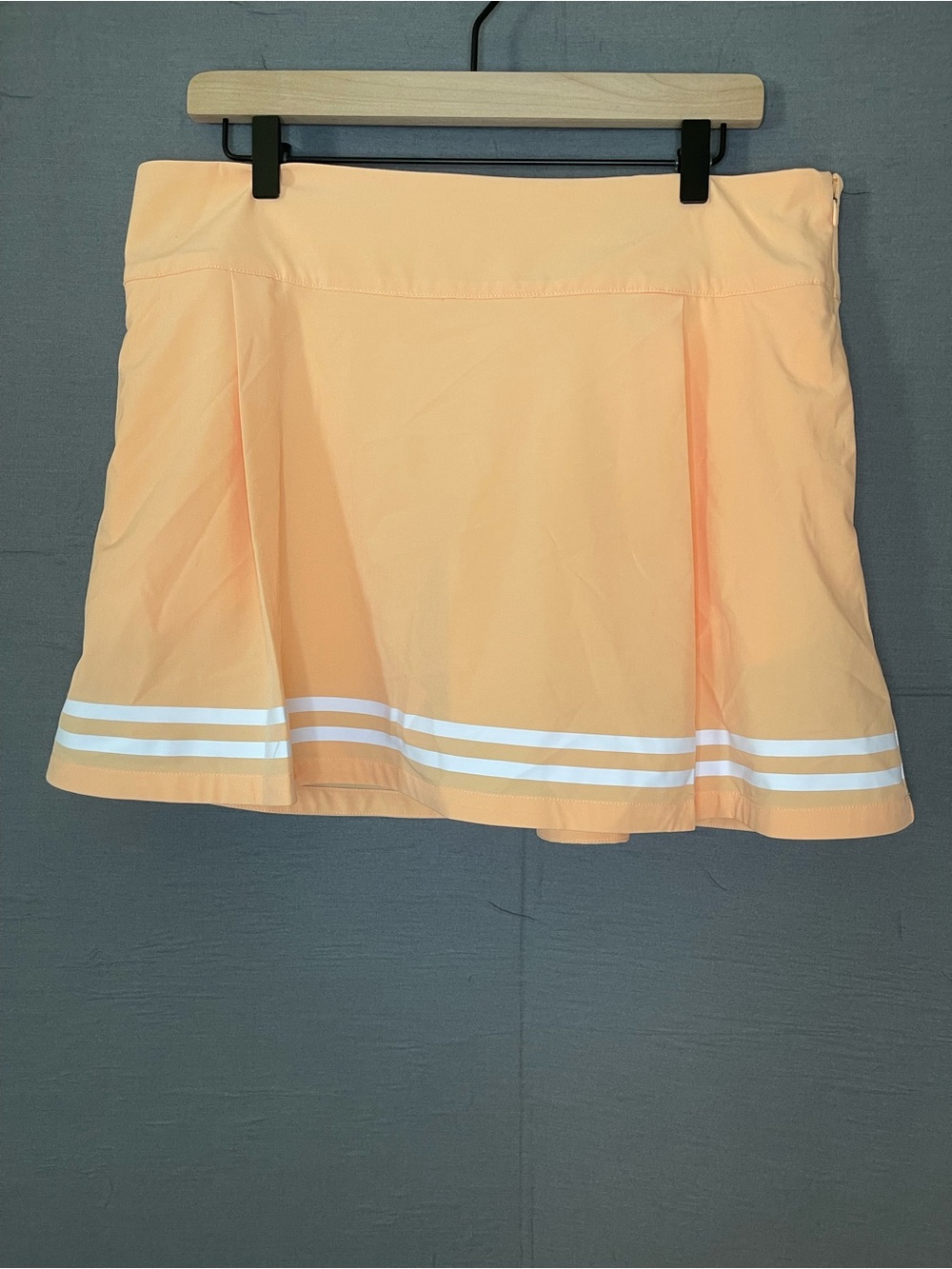 NWT CALIA Women’s Size 14 Truelight 15” Golf Skort Peach Sherbet Active Skirt